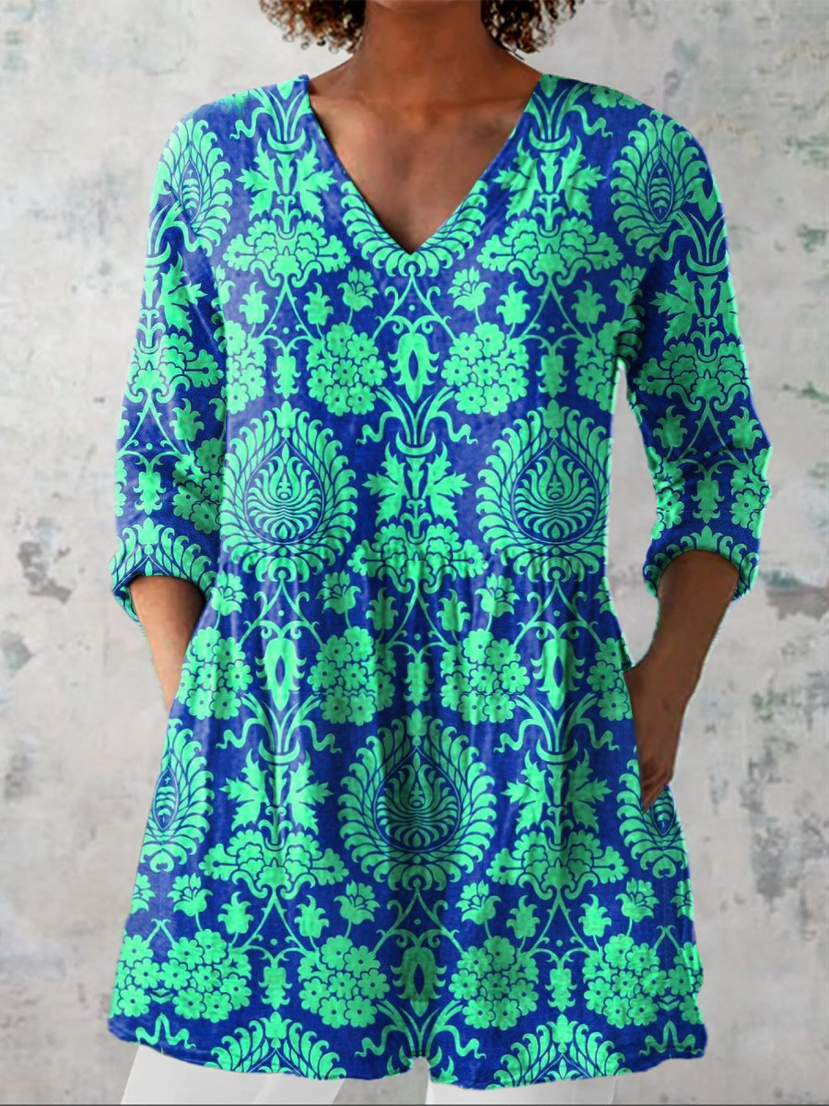 Bleu Vert / 5XL