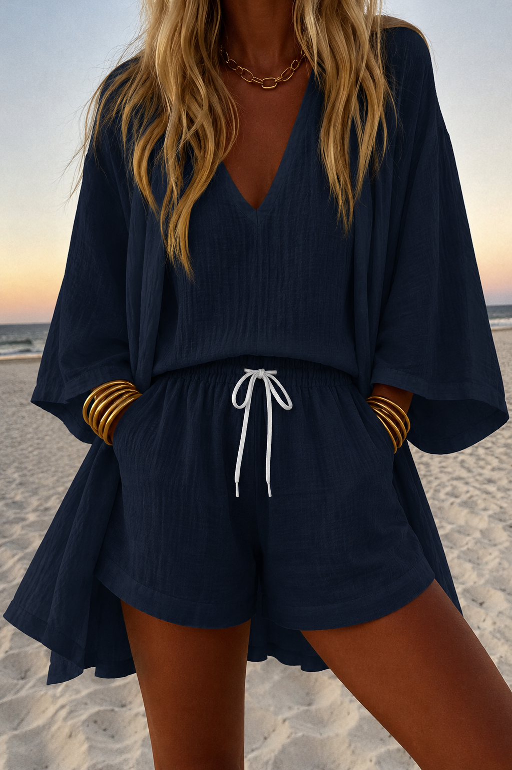 Bleu marine / 3XL