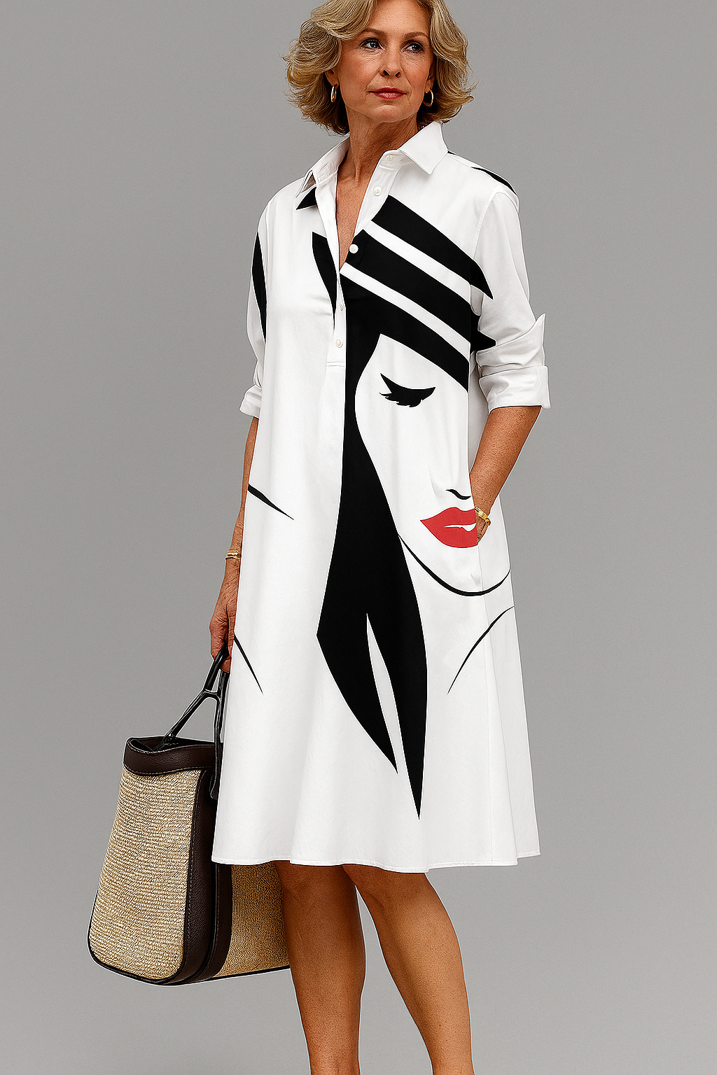 Blanc / 3XL / 20-22