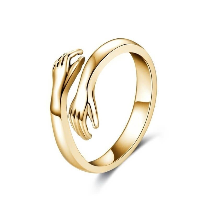 Or (1 bague) / Ajustable (Taille unique)